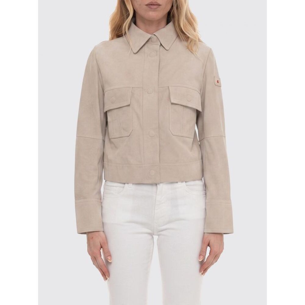 Peuterey Jacket Woman Yellow Cream